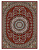 Ковер бордовый Симин 8415A