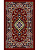 Коврик красный Гулистон 4853A