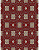 Дорожка красный Азата 2801A