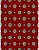 Дорожка красный Азата 3380A