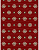 Дорожка красный Азата 3379A